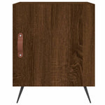 ZNTS Bedside Cabinets 2 pcs Brown Oak 40x40x50 cm Engineered Wood 827515