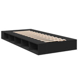 Bed Frame without Mattress Black 90x200 cm 3280518