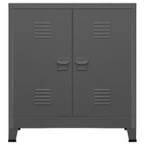 Industrial Storage Chest Anthracite Steel 339625