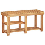 45932 Shoe Rack 90x32x46 cm Solid Acacia Wood