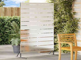 Privacy Screen Grey 100 x 50 x 180 cm Steel 868567