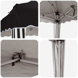 Pop-up Party Tent 575 x 290 x 245 cm Black 42019788