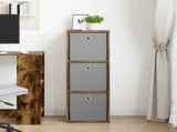 Sideboard with Drawer Smoked Oak 35 x 32 x 99.5 cm 8000568