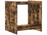 Wash Machine Cabinet with Storage Smoked Oak 67.5 x 62 x 97 cm 8006812