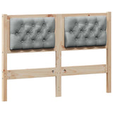 Headboard Other Brown and light grey 120 cm Solid pine wood 879019
