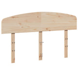Headboard 140 cm Solid Wood Pine 842502