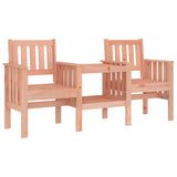 Garden Bench with Table 2-Seater Solid Wood Douglas 825154