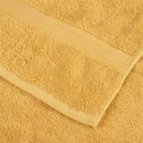 12 Piece Premium Towel Set SOLUND Gold 600 gsm 137576