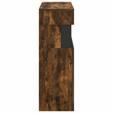 Electric Fireplace Smoked Oak 64 x 30 x 87 cm Engineered wood 8021107
