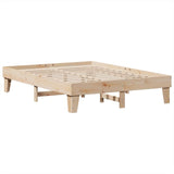 Bookcase Bed without Mattress 140x200cm Solid Wood Pine 3324538