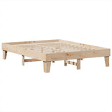 Bookcase Bed without Mattress 140x200cm Solid Wood Pine 3324538