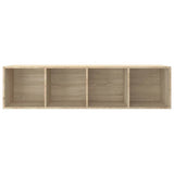 Book Cabinet/TV Cabinet Sonoma Oak 36x30x143 cm Engineered Wood 800147