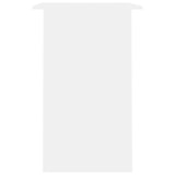 Desk White 90x50x74 cm Engineered Wood 801170