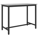 Table Grey Sonoma 100 x 50 x 76.5 cm Engineered Wood and Steel 873747
