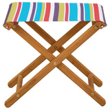 Deck Chair 2 pcs Solid Eucalyptus Wood Multicolour 42024895