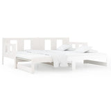 Pull-out Day Bed without Mattress White 2x cm 820293