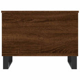 Coffee Table Brown Oak 60x44.5x45 cm Engineered Wood 830963