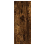 Highboard Smoked Oak 34.5x34x180 cm Engineered Wood 3198782
