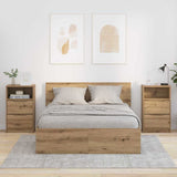 Bedside Tables with Drawer 2 pcs Artisan Oak 40 x 30 x 467 cm 888926