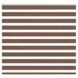 Zebra Blind Brown 160x100 cm Fabric Width 155.9 cm Polyester 4014325