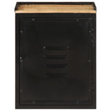 Bathroom Cabinet 40x30x50 cm Iron and Solid Wood Mango 358565