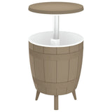 3-in-1 Ice Cooler Table Light Brown Polypropylene 364160
