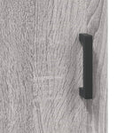 Highboard Grey Sonoma 69.5x34x180 cm Engineered Wood 3196073