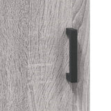 Highboard Grey Sonoma 69.5x34x180 cm Engineered Wood 3196073