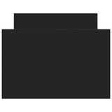 Bed Frame without Mattress Black 75x190 cm Small Single 3203818