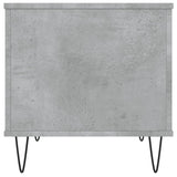 Coffee Table Concrete Grey 60x44.5x45 cm Engineered Wood 830952