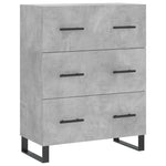 Highboard Concrete Grey 69.5x34x180 cm Engineered Wood 3195871