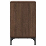 Bedside Cabinet 2 pcs Brown oak 49 x 36 x 61 cm Engineered wood 883489