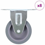 8 pcs Fixed Casters 75 mm 277826