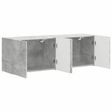 TV Wall Cabinet 2 pcs Concrete Grey 59.5 x 31 x 40 cm 892336