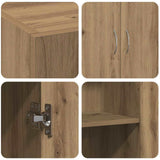 Office Cabinet Artisan Oak 70 x 32 x 77.5 cm Engineered Wood 869121