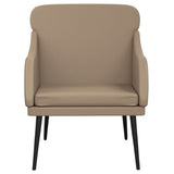 Armchair Cappuccino 63x76x80 cm Faux Leather 351429