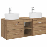 Bathroom Cabinet Set 3 pcs Artisan Oak 49.5 x 44.5 x 65 cm 3405882