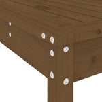 5 Piece Garden Bar Set Honey Brown Solid Wood Pine 3157808