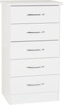 ZNTS Nevada 5 Drawer Narrow Chest 100-102-108