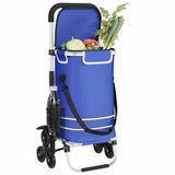 Shopping Trolley Folding Blue 47 x 39 x 100.5 cm Oxford fabric 42002339