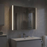 Bathroom Mirror Cabinet White 63.5 x 15.5 x 60.5 cm 889247