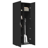 Highboard Black 70x42.5x185 cm Engineered Wood 3281428