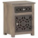 Bedside Cabinet 40x30x50 cm Solid Mango Wood 288101