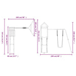 Outdoor Playset Solid Wood Douglas 3156950