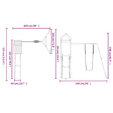 Outdoor Playset Solid Wood Douglas 3156950