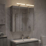 Bathroom Mirror Cabinet Concrete Grey 70 x 14.5 x 70 cm 889098