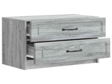 Bedside Cabinet Grey Sonoma 62 x 34.5 x 44.5 cm Engineered Wood 895701