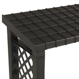 Firewood Rack 114 x 46 x 101 cm PP Anthracite 42041757