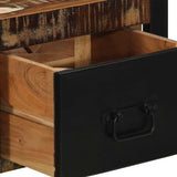Bedside Cabinet Multicolour 40x35x25 cm Solid Wood Reclaimed 4015946