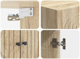 Cabinet Set 2 pcs 66 x 34.5 x 90 cm Engineered Wood 3416459